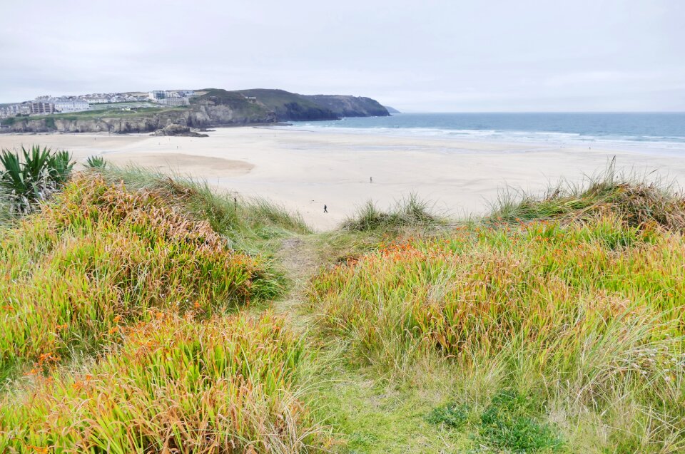 Cornwall coast beach