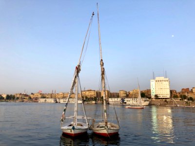 Nile River Sailboats, Aswan, AG, EGY photo