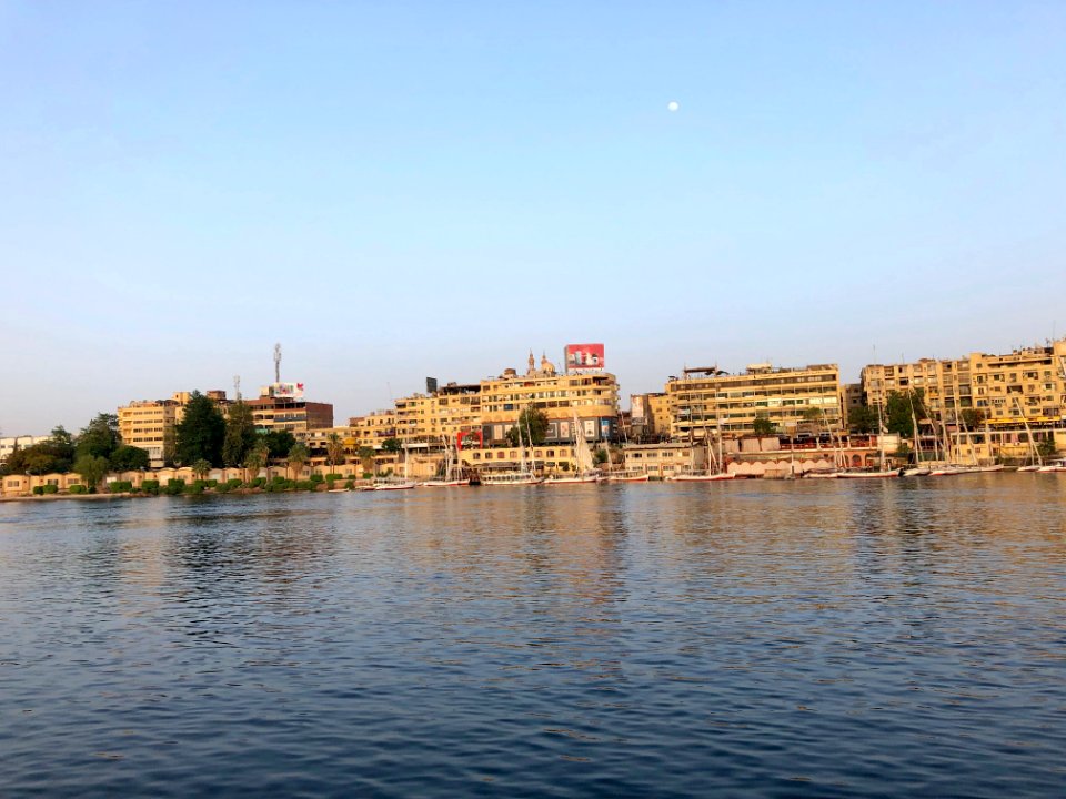 Aswan from the Nile River, Aswan, AG, EGY photo