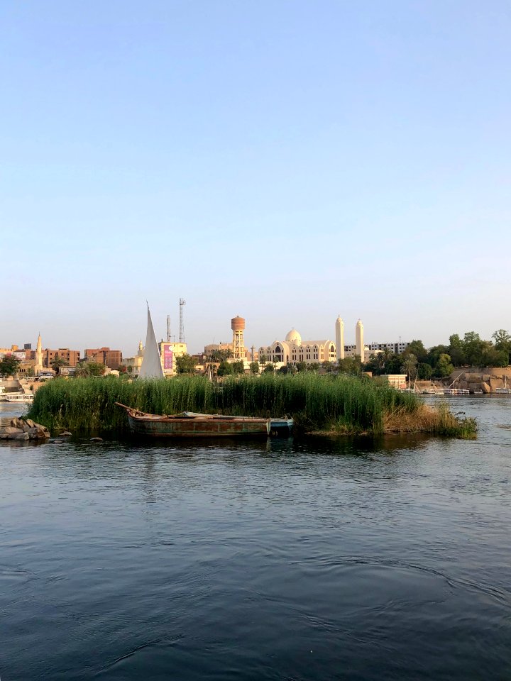 Aswan from the Nile River, Aswan, AG, EGY 