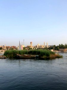 Aswan from the Nile River, Aswan, AG, EGY 
