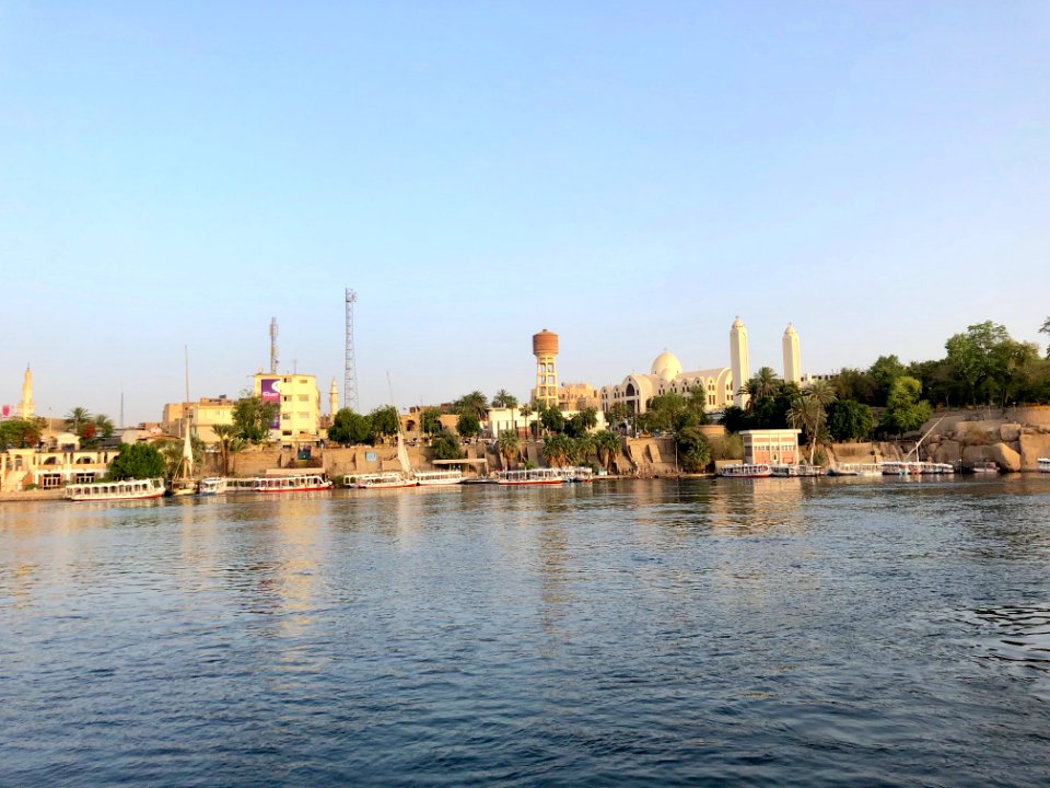 Aswan from the Nile River, Aswan, AG, EGY 