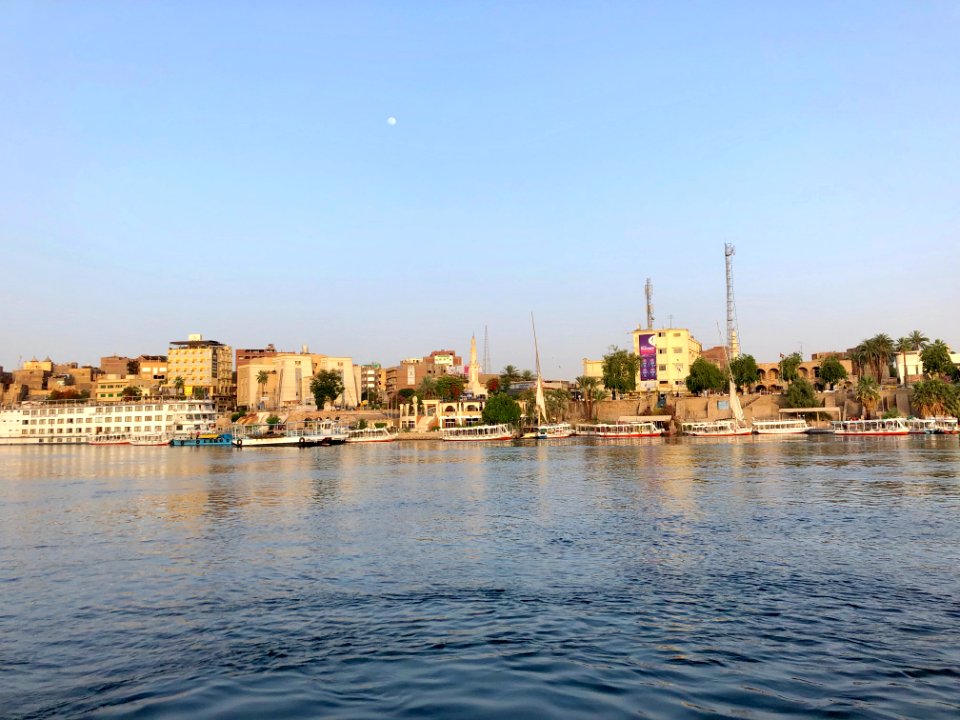 Aswan from the Nile River, Aswan, AG, EGY photo