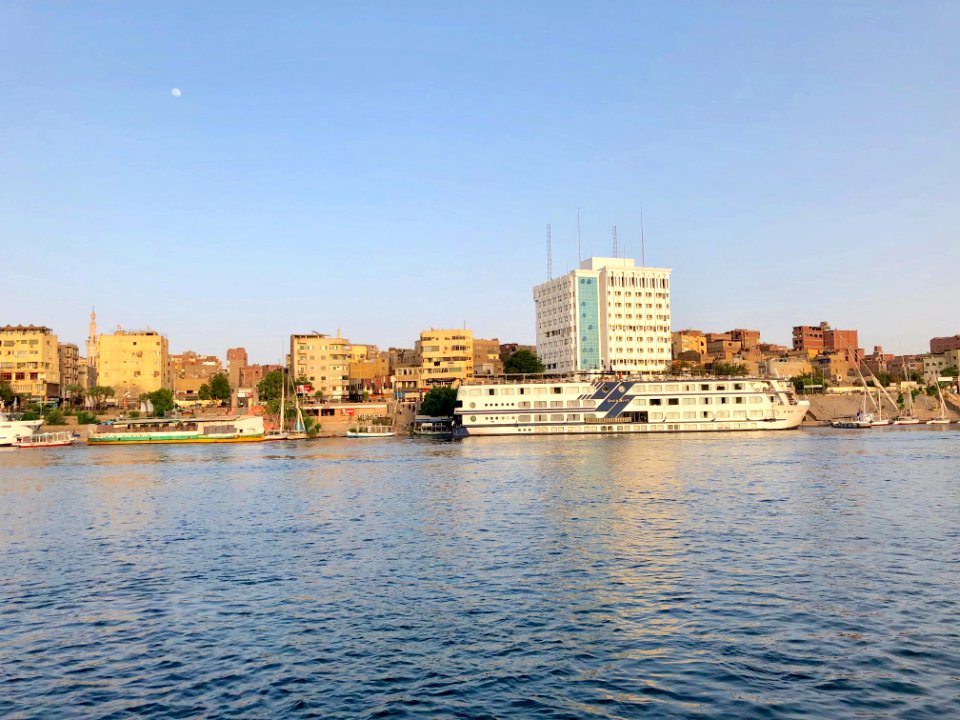 Aswan from the Nile River, Aswan, AG, EGY 