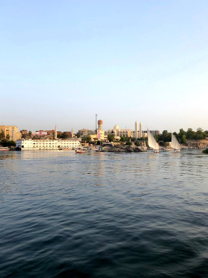 Aswan from the Nile River, Aswan, AG, EGY 