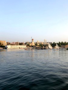 Aswan from the Nile River, Aswan, AG, EGY 