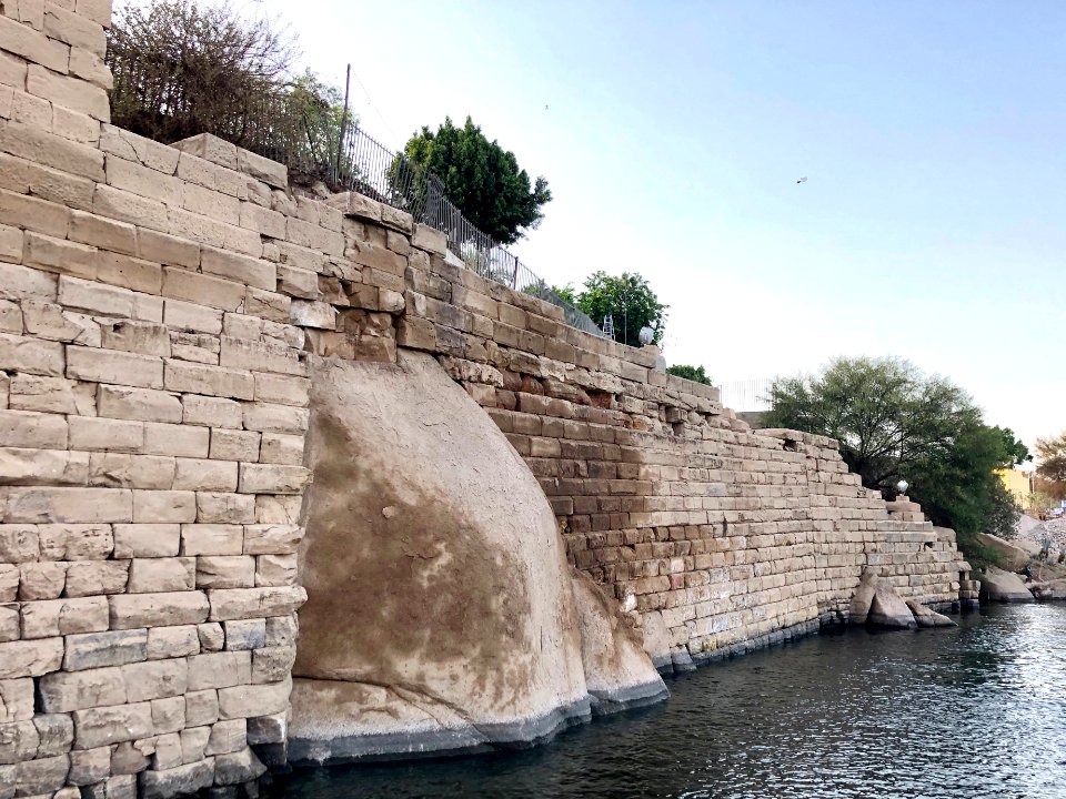 Ruins, Elephantine Island, Aswan, AG, EGY 