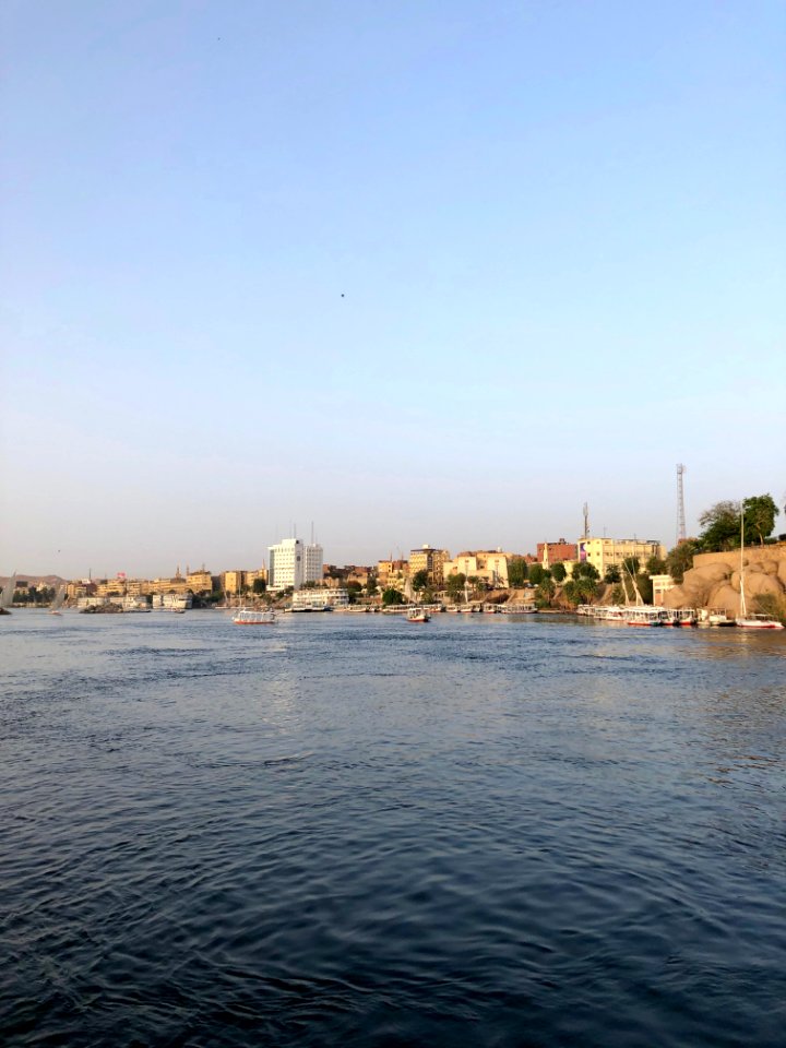 Aswan from the Nile River, Aswan, AG, EGY 
