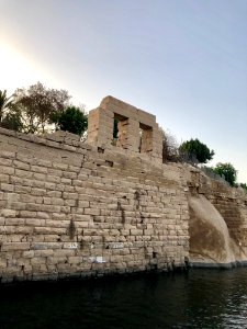 Ruins, Elephantine Island, Aswan, AG, EGY 