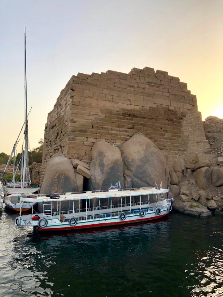 Ruins, Elephantine Island, Aswan, AG, EGY 