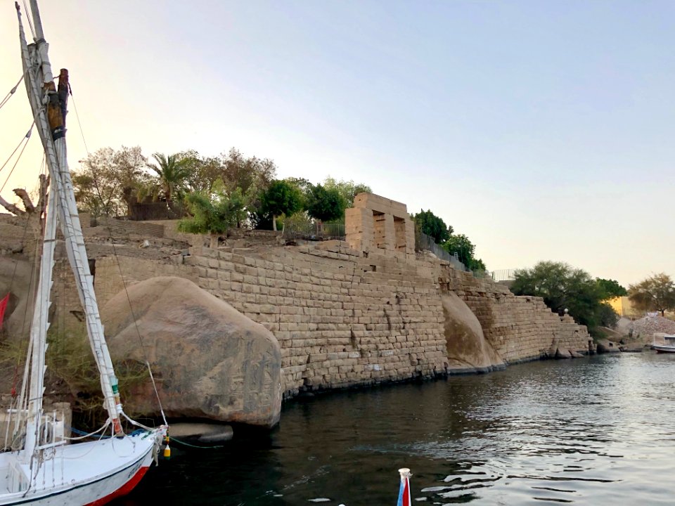 Ruins, Elephantine Island, Aswan, AG, EGY 