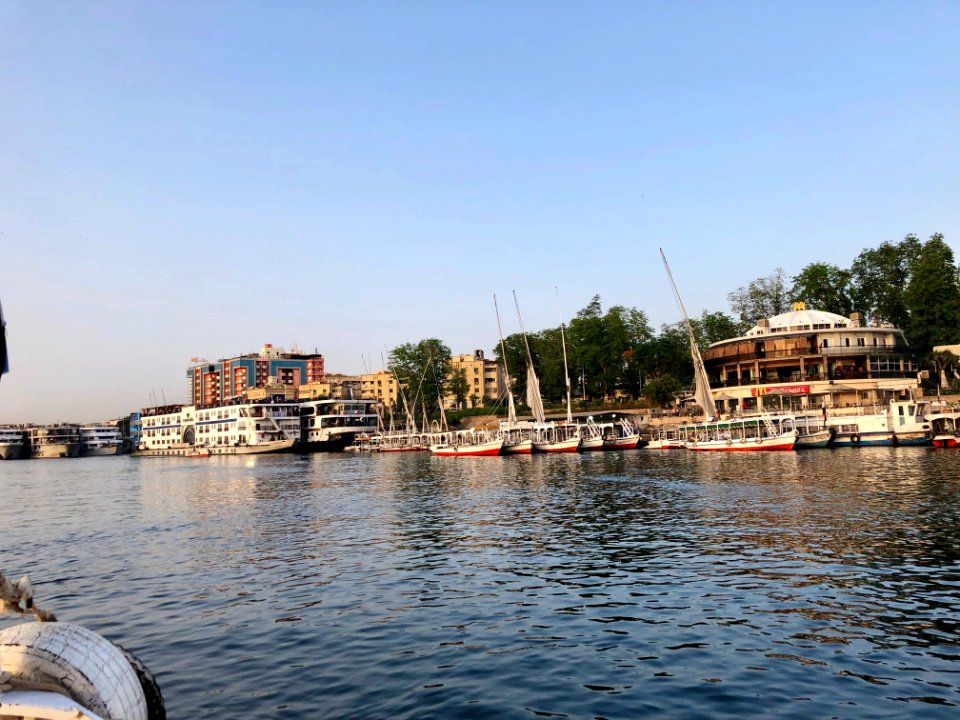 Aswan from the Nile River, Aswan, AG, EGY 