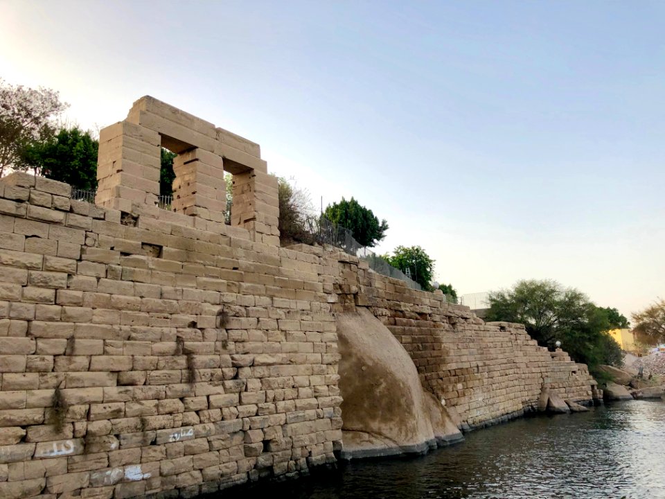 Ruins, Elephantine Island, Aswan, AG, EGY 