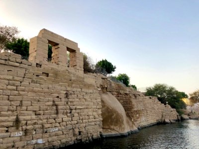 Ruins, Elephantine Island, Aswan, AG, EGY 