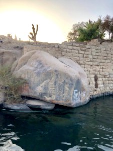 Ruins, Elephantine Island, Aswan, AG, EGY 
