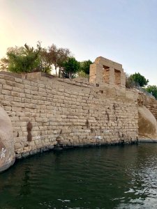 Ruins, Elephantine Island, Aswan, AG, EGY 