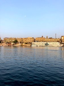 Aswan from the Nile River, Aswan, AG, EGY photo