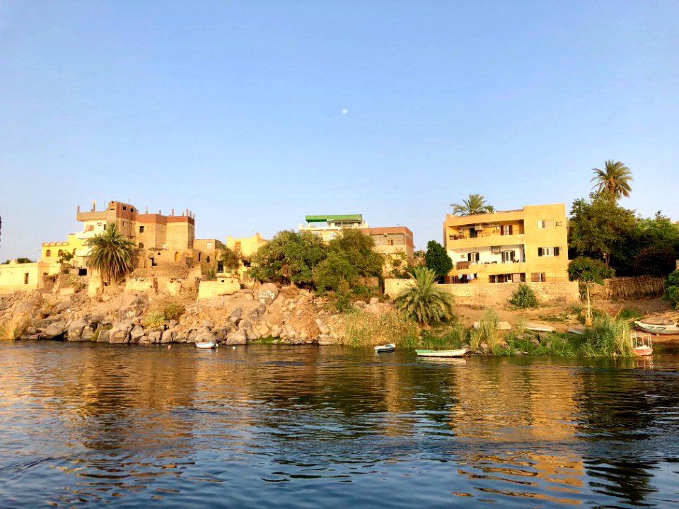Aswan from the Nile River, Aswan, AG, EGY 