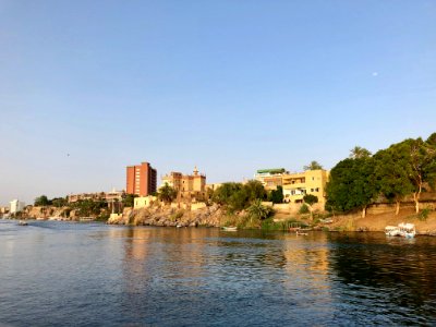 Aswan from the Nile River, Aswan, AG, EGY photo