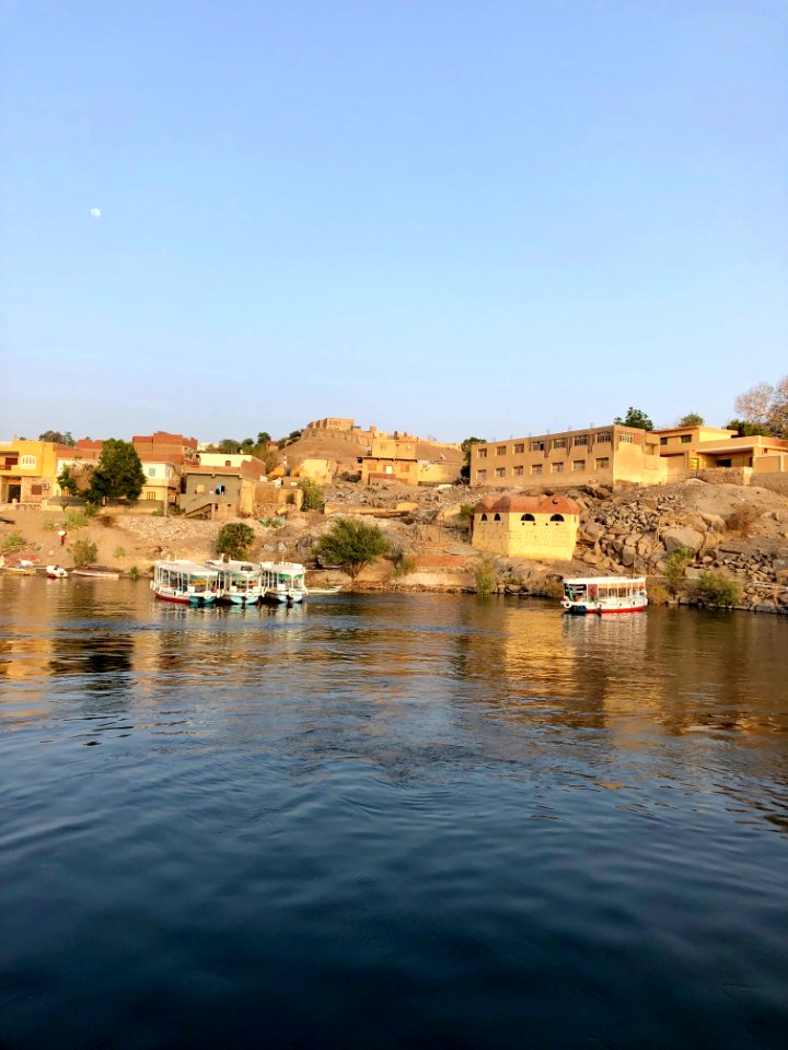 Aswan from the Nile River, Aswan, AG, EGY 
