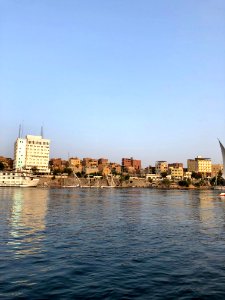 Aswan from the Nile River, Aswan, AG, EGY photo