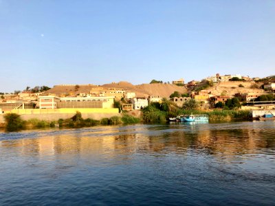 Aswan from the Nile River, Aswan, AG, EGY 