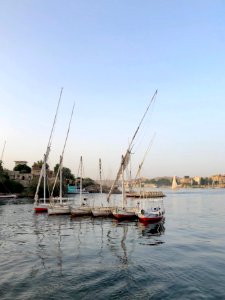 Nile River Sailboats, Aswan, AG, EGY photo