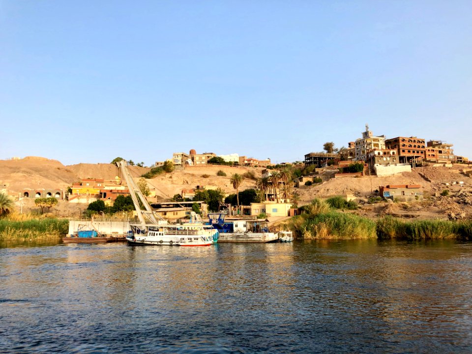 Aswan from the Nile River, Aswan, AG, EGY 