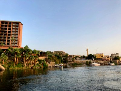 Aswan from the Nile River, Aswan, AG, EGY 