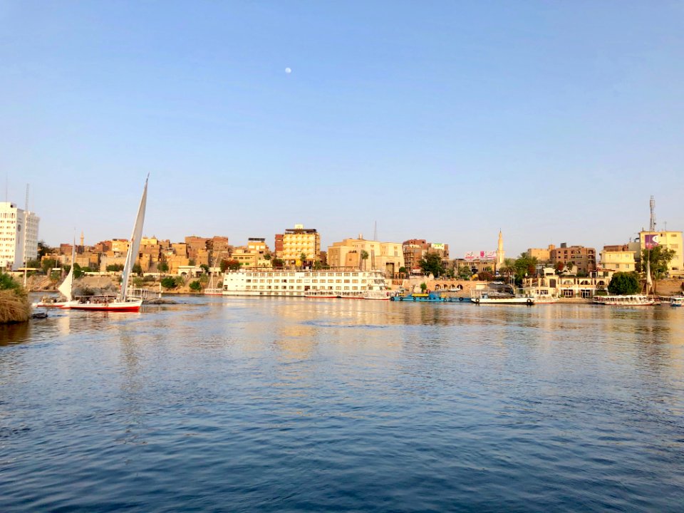 Aswan from the Nile River, Aswan, AG, EGY 