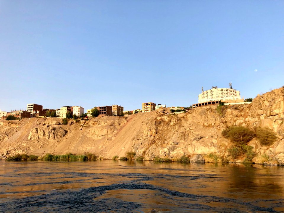 Aswan from the Nile River, Aswan, AG, EGY 