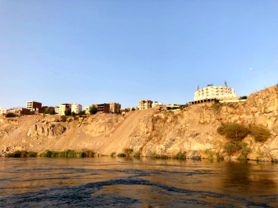 Aswan from the Nile River, Aswan, AG, EGY photo