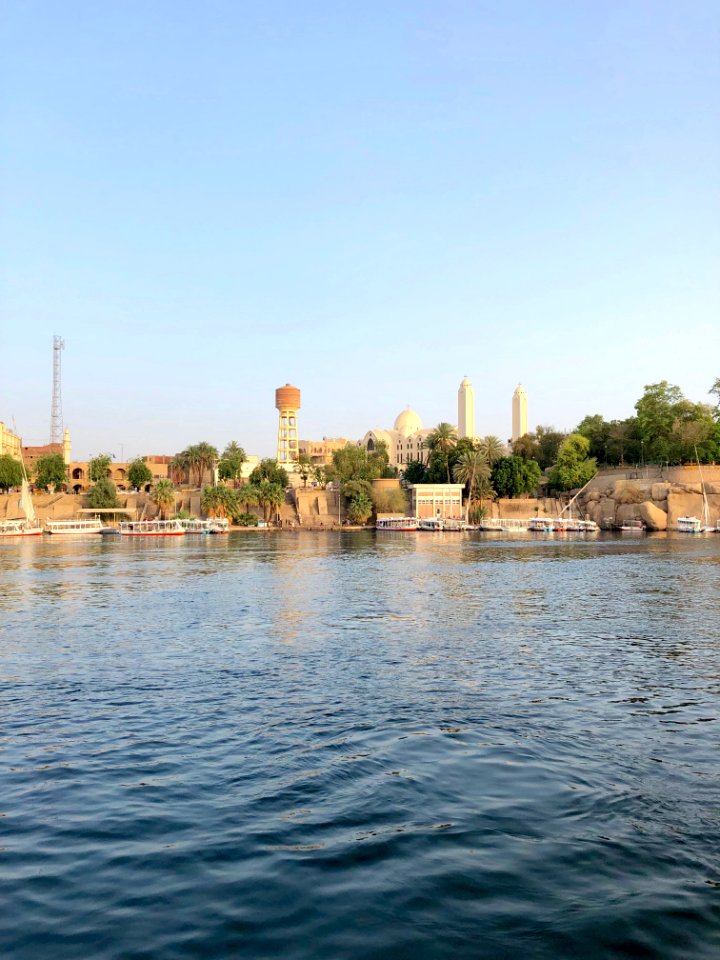 Aswan from the Nile River, Aswan, AG, EGY 