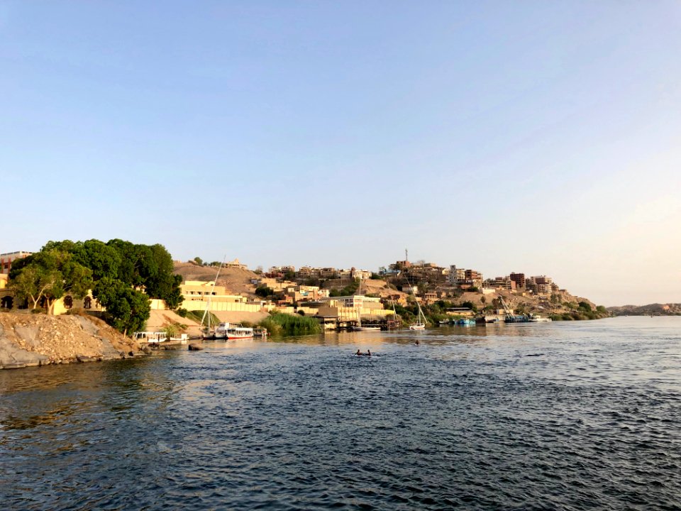 Aswan from the Nile River, Aswan, AG, EGY 