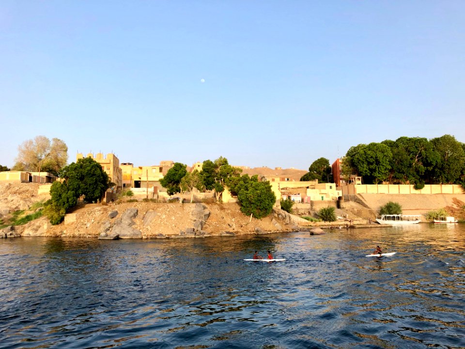 Aswan from the Nile River, Aswan, AG, EGY 