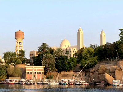 Aswan from the Nile River, Aswan, AG, EGY 