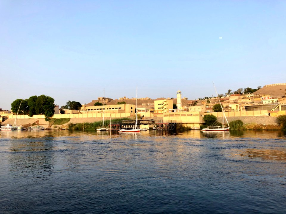 Aswan from the Nile River, Aswan, AG, EGY 
