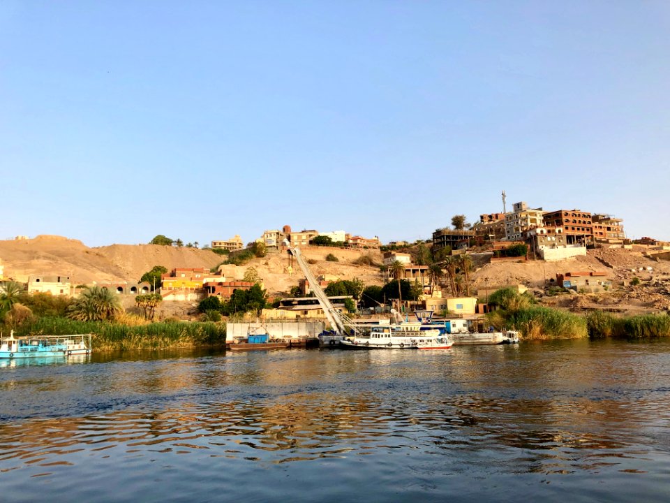 Aswan from the Nile River, Aswan, AG, EGY 