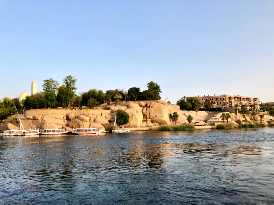 Aswan from the Nile River, Aswan, AG, EGY 