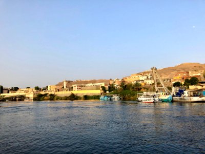Aswan from the Nile River, Aswan, AG, EGY 