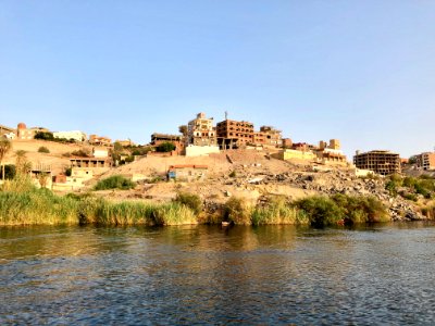Aswan from the Nile River, Aswan, AG, EGY 