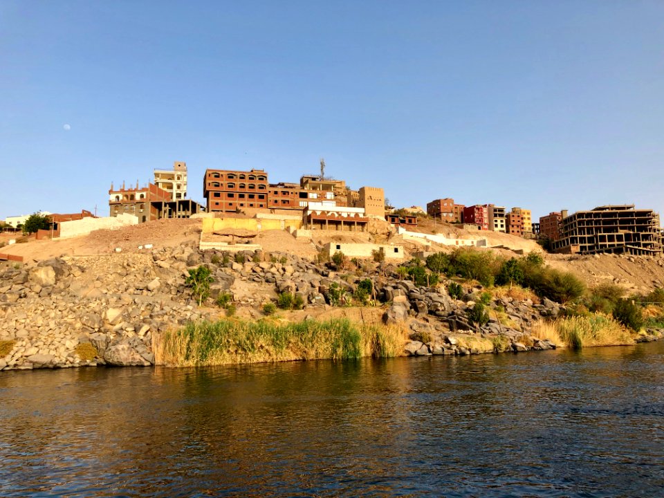 Aswan from the Nile River, Aswan, AG, EGY 