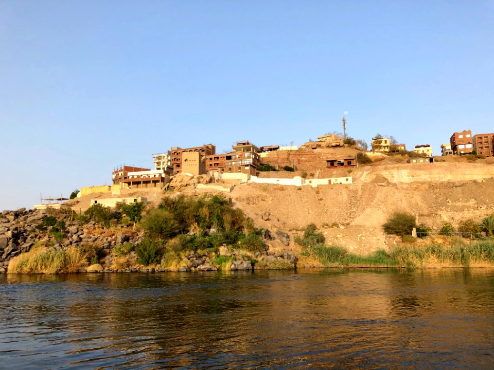 Aswan from the Nile River, Aswan, AG, EGY 