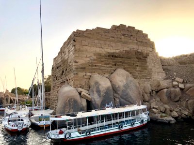 Ruins, Elephantine Island, Aswan, AG, EGY 
