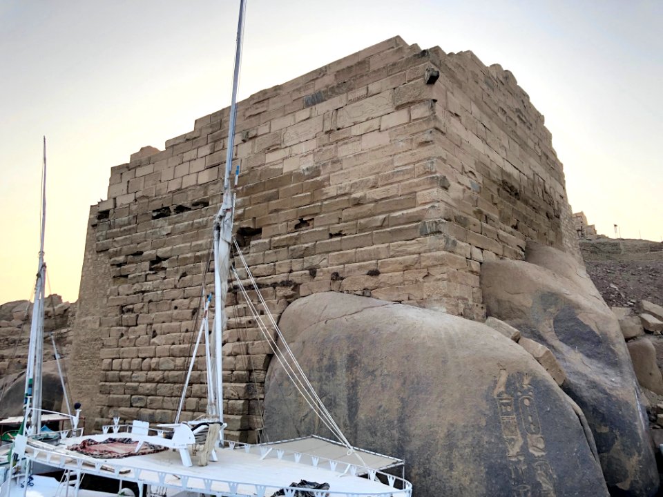 Ruins, Elephantine Island, Aswan, AG, EGY 