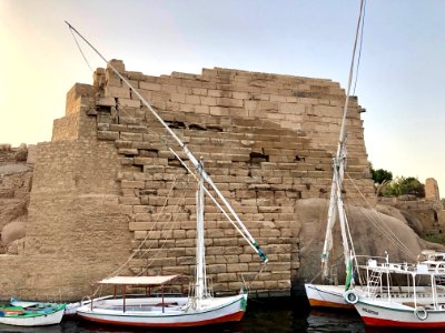 Ruins, Elephantine Island, Aswan, AG, EGY 