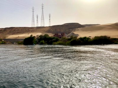 Nagaa Suhayl Gharb from the Nile River, AG, EGY 