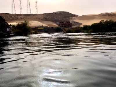 Nagaa Suhayl Gharb from the Nile River, AG, EGY 