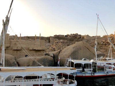 Ruins, Elephantine Island, Aswan, AG, EGY 