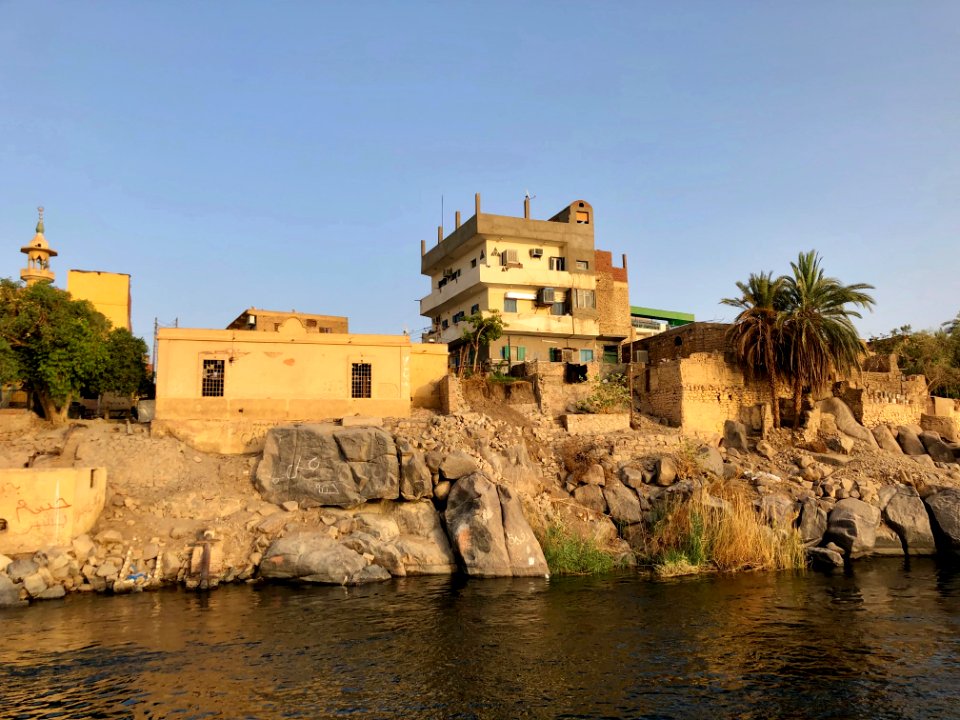 Aswan from the Nile River, Aswan, AG, EGY 